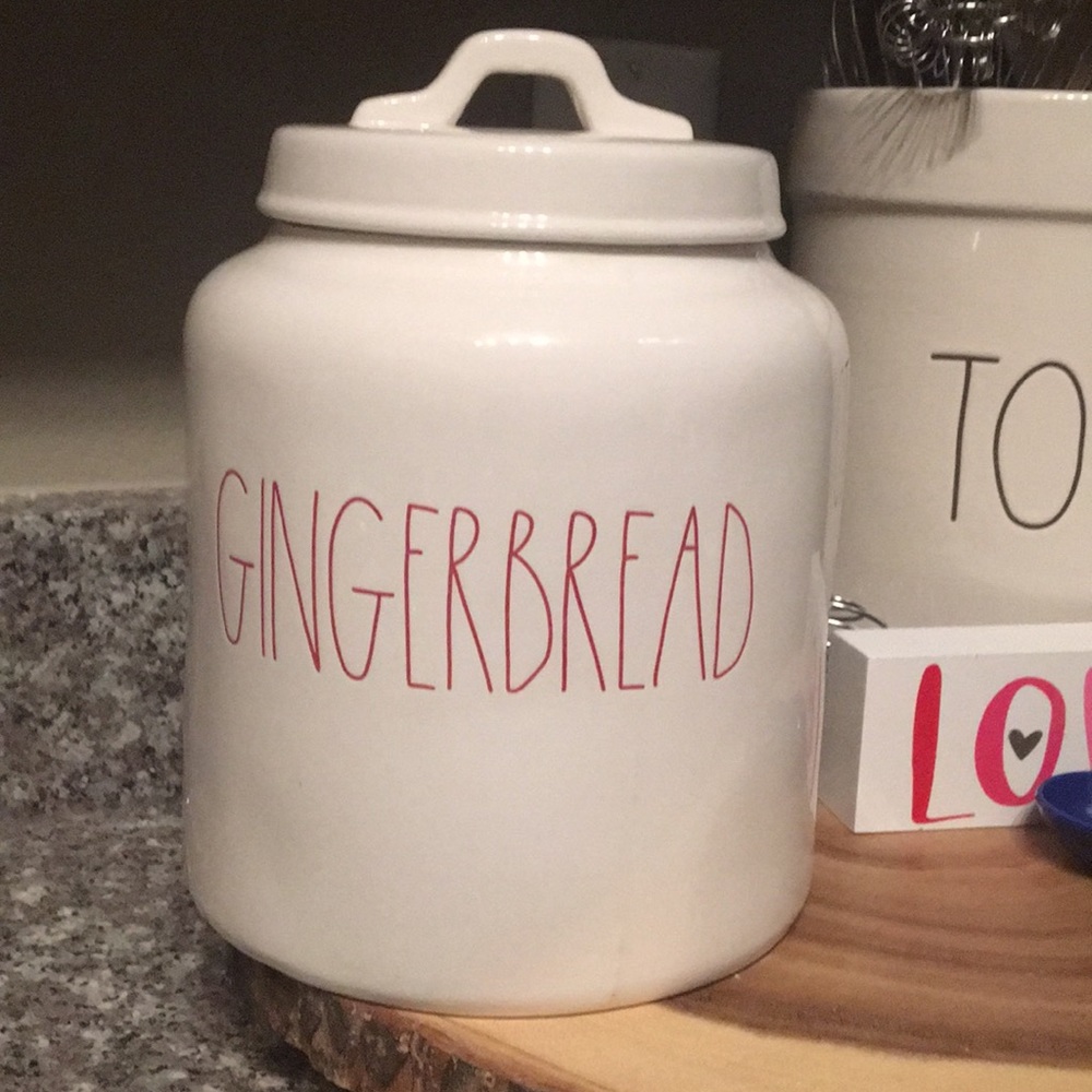 Rae Dunn GINGERBREAD LL canister